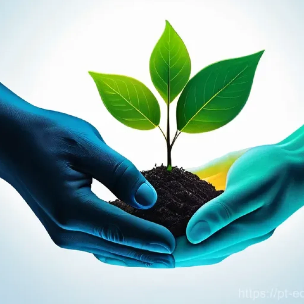 파트너십의 지속적인 관리 방법 - **A vibrant, allegorical image representing the foundation of trust in a business partnership.** Two...