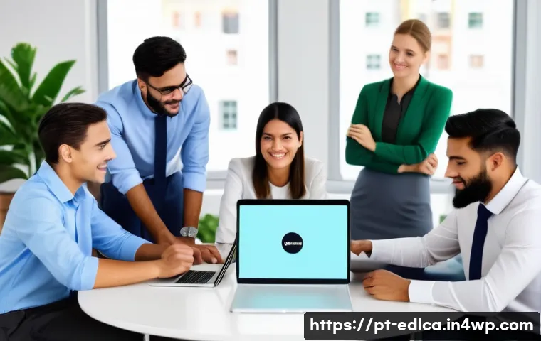 온라인 교육 플랫폼과의 제휴 방법 - A modern digital education partnership meeting scene set in a bright, spacious Brazilian office envi...